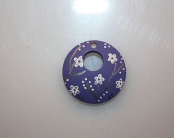 Pendant drilled "Laurette" wood