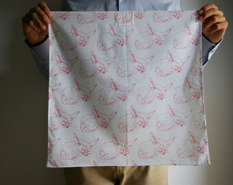 Furoshiki - Zero waste cloth packaging - cotton voile scarf