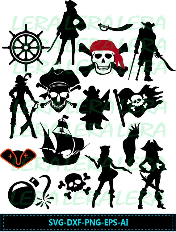 60 % OFF Pirate SVG Pirates Silhouettes Pirate Clipart