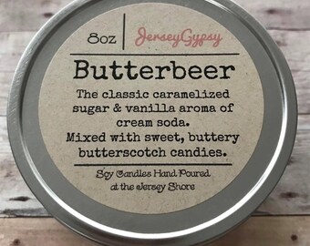 8 oz. Butterbeer Soy Candle