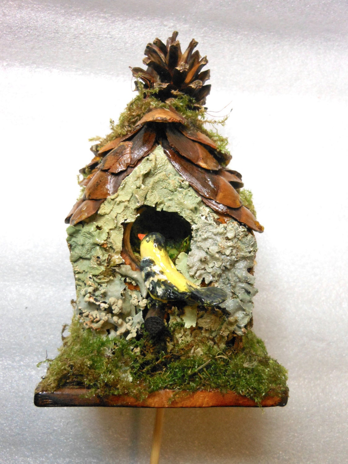 BirdhouseFairy Garden Birdnest/BirdhouseOOAKFairy