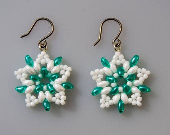 Peppermint Starburst Earrings