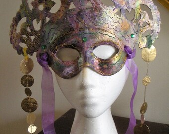 Mardi Gras Carnival Mask Hand Made Gorgeous