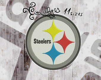 11 sizes in 10 formats! steelers Fullfilled Embroidery design DIGITAL INSTANT DOWNLOAD