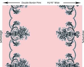 Rosa Border Butterfly Garden by Michael Miller fabrics