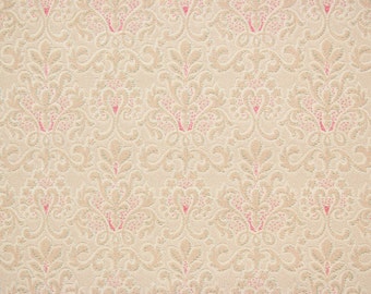 S Vintage Antique Wallpaper Beige And Red Damask On Beige By The Yard Made S Vintage Antique Wallpaper Beige And Red Damask On Beige By The Yard Made