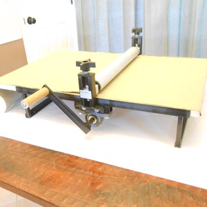 Slab Roller Pottery Tool No Shim Slab Roller, Heavy Duty Portable Tabletop Slab Roller Adjustable Clay Slab Roller Clay Working Tool