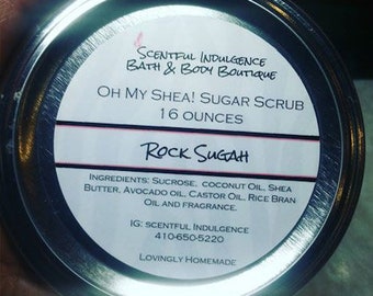 Orgasm ~ Oh My Shea! Sugar Scrub 16 ounces