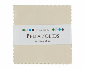 Charm Pack-5 inch squares-Moda-Natural-Off White-Solid