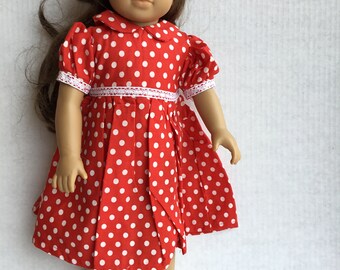 Dress fits 18" dolls such as American girl