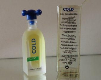 Cold by Benetton - FULL - Miniature perfume bottle - Eau de Toilette Parfum- Mother’s Day