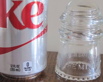 Small Insulator, Hemingray 9 Clear Insulator