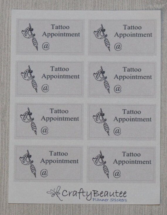Tattoo Appointment Reminder