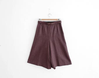 Vintage Culotte Skirts - Made In France - Tweed