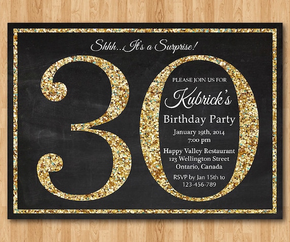 30Th Birthday Invitation Templates 5