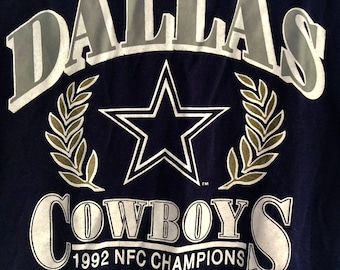 1992 Dallas Cowboys NFC Champions T Shirt