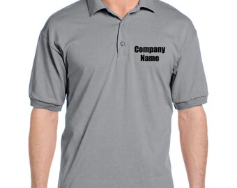 15 UNITS Custom Personalized Adult Unisex Polo Your Business Your Logo Adult Unisex  S - M - L - XL