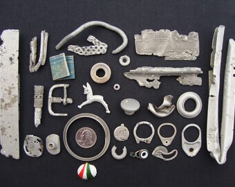 Corroded metal-Aluminum-Craft/ART Supplies-corroded metal-Rare Beach finds