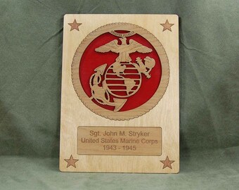 Military plaque | Etsy