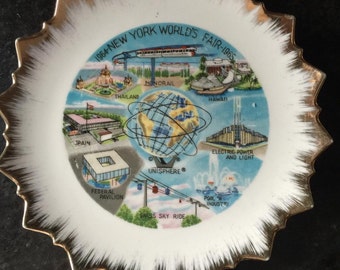 NewYork World Fair Souvenir Plate