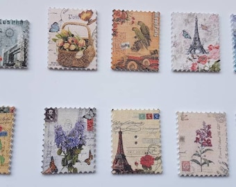 New! Vintage stamp shaped needle minder/ needle knack