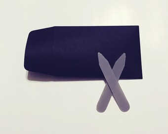 20 Gray Collar Stays
