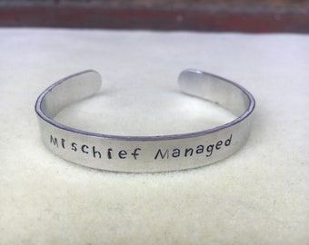 Mischief Managed Cuff Bracelet