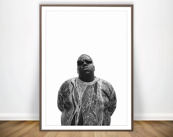 Biggie Smalls Print Biggie Smalls Rap Poster Biggie Poster Notorious Big Poster Notorious Big Print Art Biggie Smalls Wall Art Biggie Print