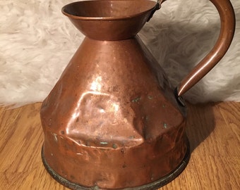 Copper Hammered Jug