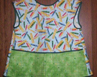 Childs Creative Crayon Apron Smock