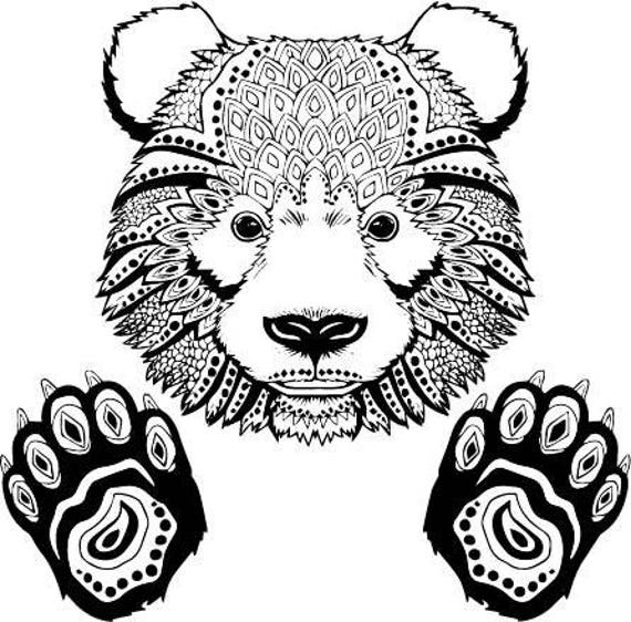 Free Free Mandala Panda Svg 126 SVG PNG EPS DXF File