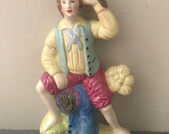 Staffordshire Reproduction Falconer Figurine.