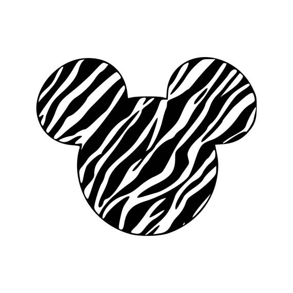 Download Zebra print svg Zebra Mickey svg Print svg Pattern SVG Cutting