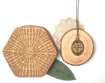He Makes All Things NEW // Romantic Vintage Necklace