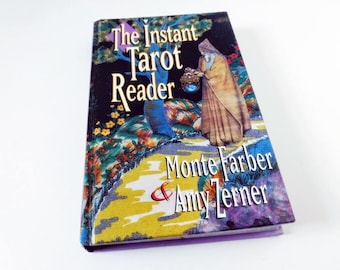 The Instant Tarot Reader, Book by Monte Farber and Amy Zerner Arcana Hardcover Book, devination reading, major minor arcana