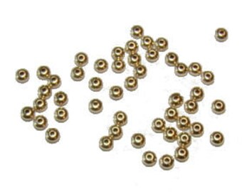 Gold Filled 3mm Saucer Spacer Bead Quantity of 50