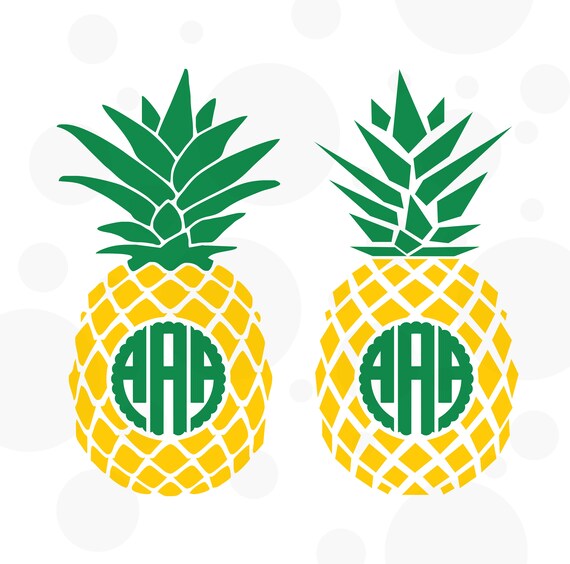 Download Pineapple Monogram Svg Pineapple Svg Pineapple Circle