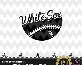 White Sox Ball svg,png,dxf,cricut,silhouette,jersey,shirt,proud,birthday,invitation,sports,cut,baseball,softball,chicago,illinois svg