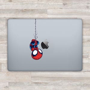 Spiderman MacBook Decal Superhero MacBook Sticker Marvel Laptop Sticker Spider man Laptop Decal MacBook Pro Decal MacBook Air Sticker bn820