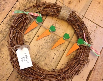 Dotty Dolittles Rabbits Eat Free Wreath