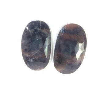 Sapphire faceted gemstone 22x40mm