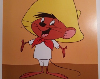 Vintage Speedy Gonzales Poster
