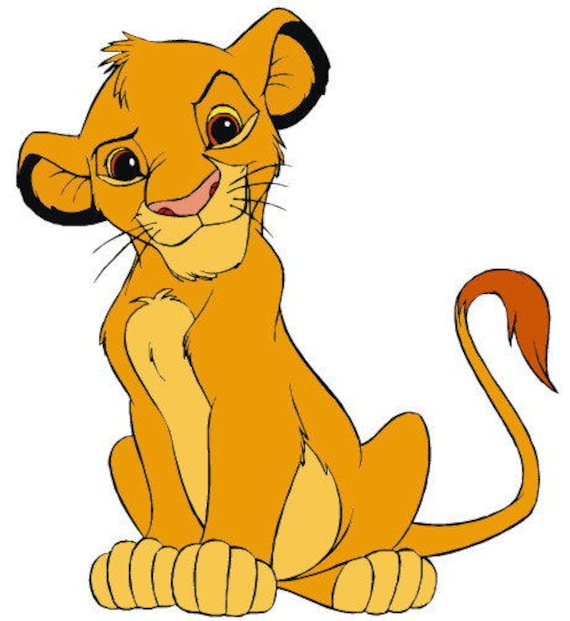Download Lion King Simba SVG File Print and Cut SVG Files PNG Files