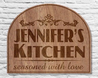 old famers personalized kitchen sign