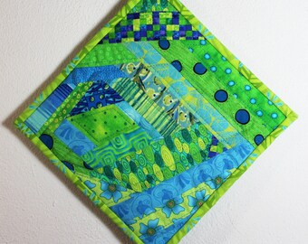 Quilted Potholder/Kitchen Quilt