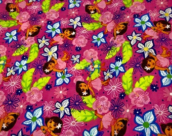 Dora The Explorer Hawaiian Farbic By The Yard by Nick Jr.