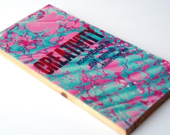 Marbled Letterpress Wall Hanging