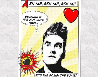 The Smiths Song Lyric Card
