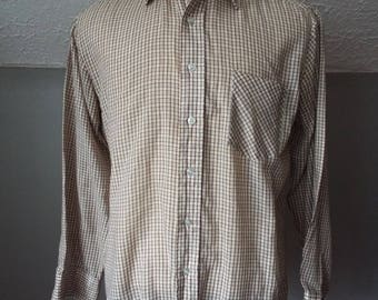 Vintage Long Sleeve Button Down Striped Shirt by Sears Kings Road
