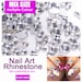 Non Hotfix Rhinestones, Mixed Sizes Rhinestone, Crystal Flatback Rhinestones, Glitter Rhinestone, Glue Fixed, 1440pcs/pack ss4-ss30 FRN01